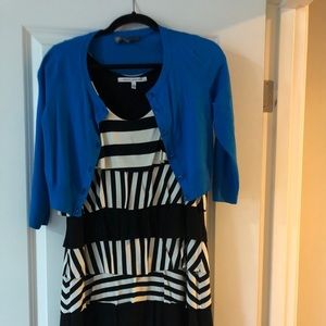 Women’s dress with cardigan